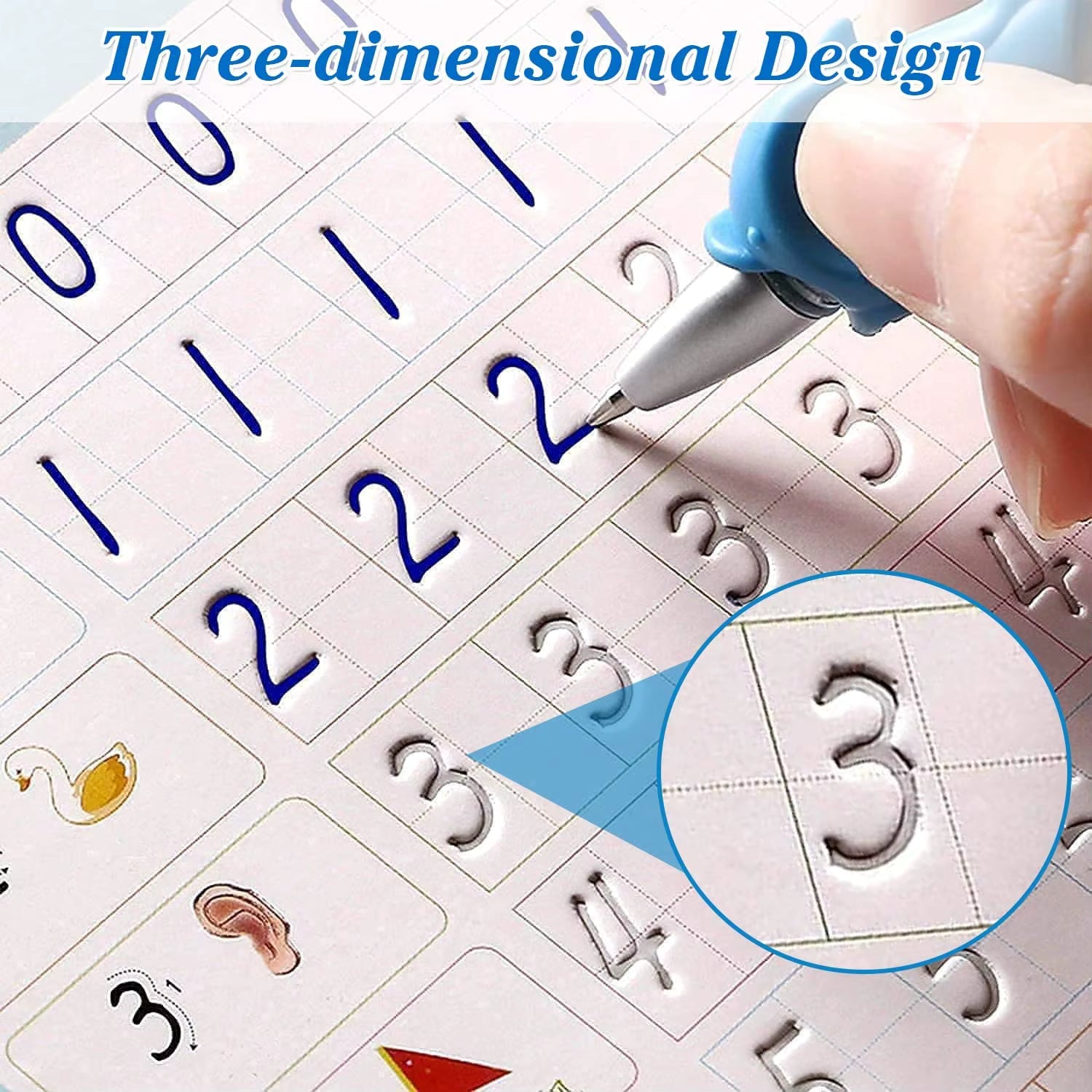 Kit Completo Montessori 4 en 1 de Cuadernos Mágicos Reutilizables